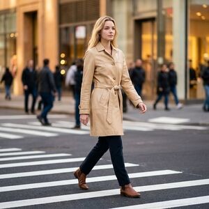 Jones New York Beige Trench Coat